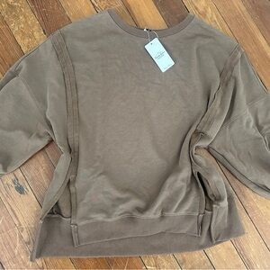 Brown Crewneck Sweatshirt